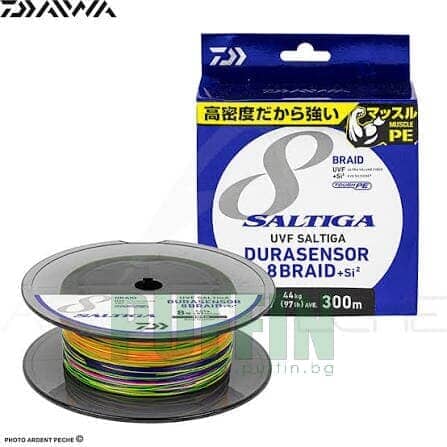 DAIWA Saltiga Durasensor 8 braid TOUGH PE+SI 2.0  300m multicolor