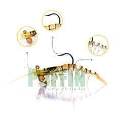 CARETTA SAKURA SHRIMP  76 mm 6.5 g color E 027