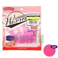 MAGBITE WORM SAMBA 2 inch /12pcs UV PINK